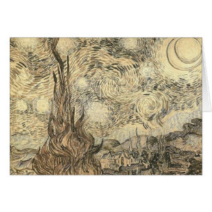 starry Nachtzeichnen Van Gogh