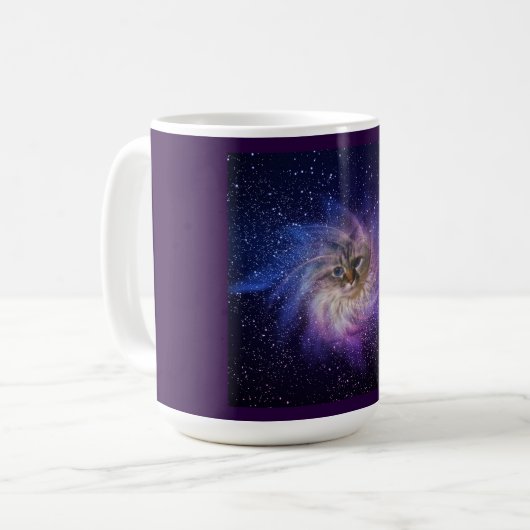 Starry Nebelfleck 15 Unzekitty-Tasse Kaffeetasse (Vorderseite Links)