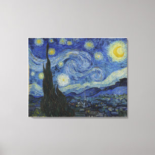 Starry Nigh von Van Gogh, Originalgröße Leinwanddruck