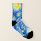 Starry Night (1889) Vincent Van Gogh Landschaft Ar Socken (Rechts - Außen)