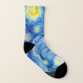 Starry Night (1889) Vincent Van Gogh Landschaft Ar Socken (Links - Innen)