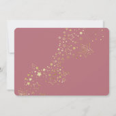 Starry Night 21. Geburtstag Party Einladung (Rückseite)