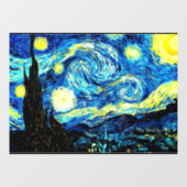 Starry Night, 72x52 Fensteraufkleber (Blatt)