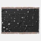 Starry Night 8K Seamless Pattern Throw Blanket Decke (Vorderseite)
