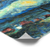 Starry Night aber es ist größer Poster (Ecke)