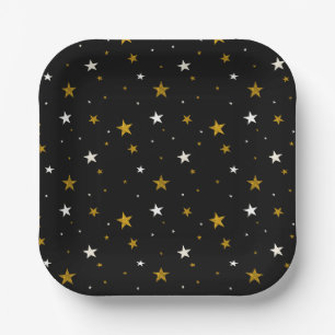 Starry Night Abschluss Celebration Pappteller