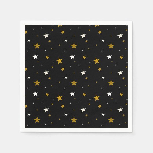 Starry Night Abschluss Celebration Serviette (Vorderseite)