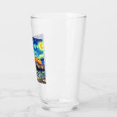 Starry Night Acropolis Athen Griechenland Glas (Links)