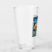 Starry Night Acropolis Athen Griechenland Glas (Rechts)