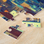 Starry Night Acropolis Athen Griechenland Puzzle (Seite)