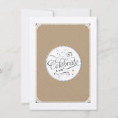 Starry Night Adlibs UAWG Wedding Postcard Einladung (Rückseite)