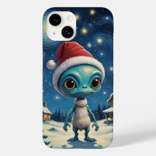 Starry Night Alien Niedlich Weihnachten Case-Mate iPhone 14 Hülle
