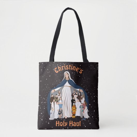 Starry Night All Saints Retro Trick oder Treat Bag Tasche (Vorderseite)