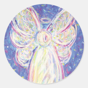Starry Night Angel Art Decal Stickers