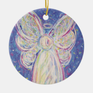 Starry Night Angel Art Holiday Gift Ornamente