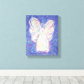 Starry Night Angel Art Wrapped Canvas Malerei Leinwanddruck (Insitu (Holzboden))