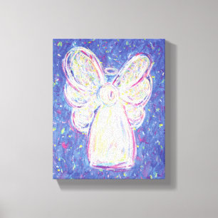 Starry Night Angel Art Wrapped Canvas Malerei Leinwanddruck
