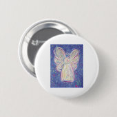 Starry Night Angel Button (Vorne & Hinten)