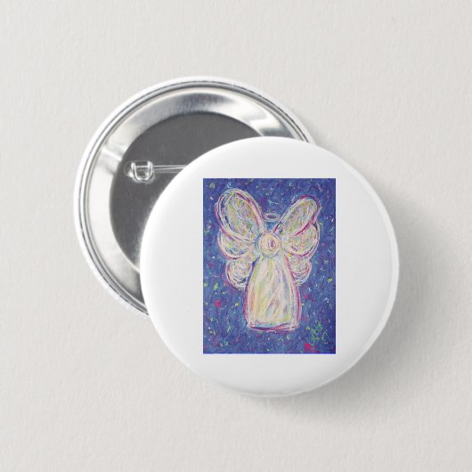 Starry Night Angel Button (Vorne & Hinten)