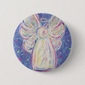 Starry Night Angel Button (Vorderseite)