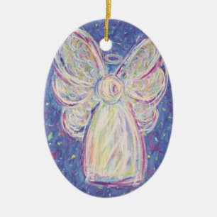 Starry Night Angel Kunst, Dichtung und Musik Keramik Ornament