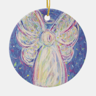 Starry Night Angel Kunst, Dichtung und Musik Keramikornament