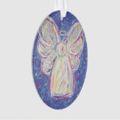 Starry Night Angel Kunst, Dichtung und Musik Ornament (Vorderseite)