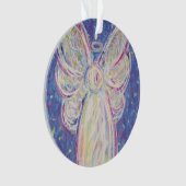 Starry Night Angel Kunstgift Holiday Ornament (Vorderseite)