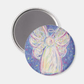 Starry Night Angel Magnet (Vorderseite/Rückseite)