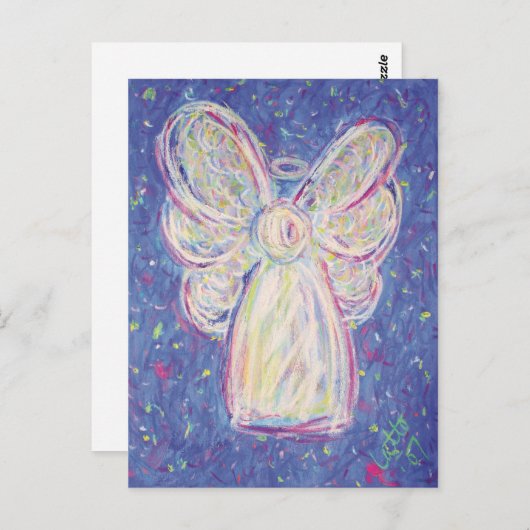 Starry Night Angel Postcard Postkarte (Vorne/Hinten)