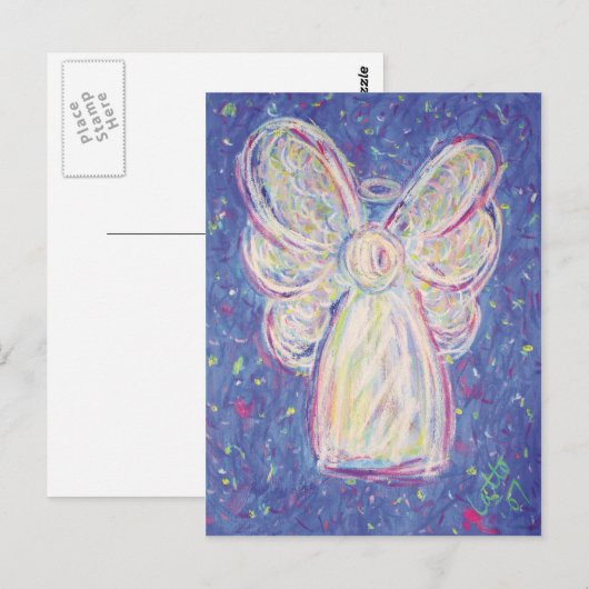 Starry Night Angel Postkarte (Vorne/Hinten)
