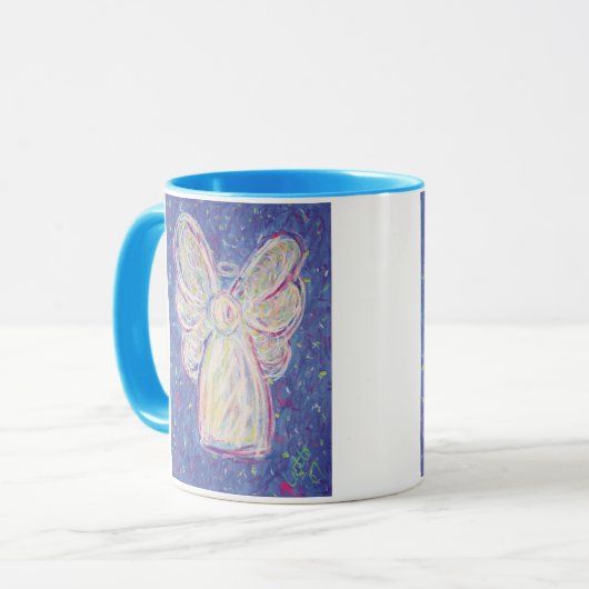 Starry Night Angel Tasse (Vorderseite Links)
