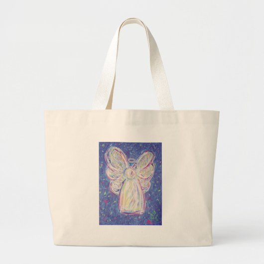 Starry Night Angel Tote Bag Jumbo Stoffbeutel (Vorne)