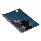 Starry Night Anime Sky - Romantisches Himmelsdesig Notizblock (Rechte Seite)
