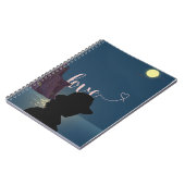 Starry Night Anime Sky - Romantisches Himmelsdesig Notizblock (Linke Seite)