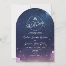 Starry Night Arch Wedding