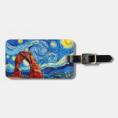 Starry Night Arches National Park Gepäckanhänger (Vorderseite horizontal)