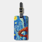 Starry Night Arches National Park Gepäckanhänger (Vorderseite vertikal)