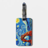 Starry Night Arches National Park Gepäckanhänger (Rückseite vertikal)