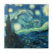 Starry Night Art Fliese (Vorderseite)