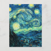 Starry Night Art Postkarte (Vorderseite)