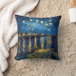 Starry Night auf der Rhone | Van Gogh | Kissen