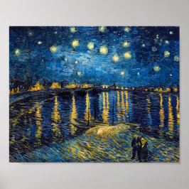 Starry Night auf der Rhone | Van Gogh | Poster