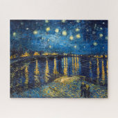 Starry Night auf der Rhone | Van Gogh | Puzzle (Horizontal)