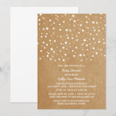 Starry Night Baby Showeinladung Einladung (Vorne/Hinten)