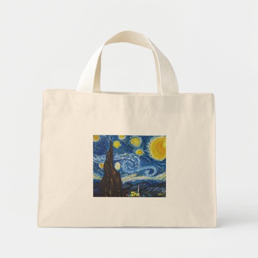 Starry Night Bag Mini Stoffbeutel (Vorne)