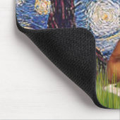 Starry Night - Basenji Mousepad (Ecke)