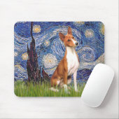 Starry Night - Basenji Mousepad (Mit Mouse)