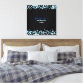 STARRY NIGHT Bat Mitzvah Sign-In Memory Board Leinwanddruck (Insitu (Schlafzimmer))