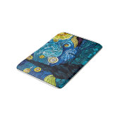 Starry Night: Bath Mat Badematte (Schrägansicht)